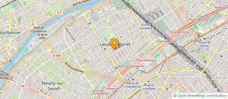 localisation de l'entreprise JEUNE ORCHESTRE SYMPHONIQUE MAURICE RAVEL à LEVALLOIS-PERRET