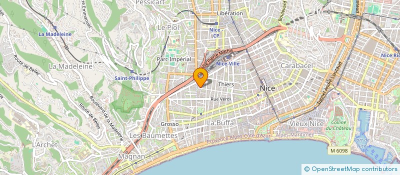 localisation de l'entreprise JEUNE ORGANISATION DE L INSERTION ET L ENTRE AIDE  NICE