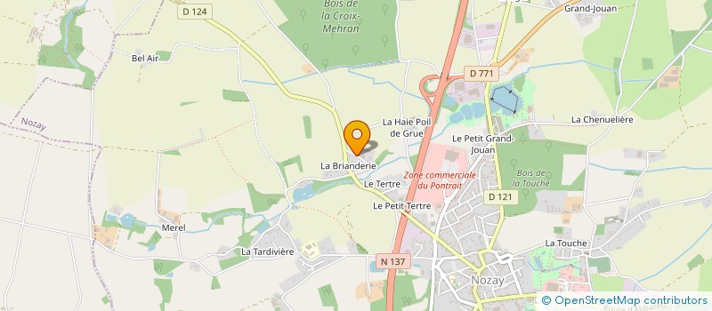 localisation de l'entreprise JEUNE PEINTURE à NOZAY