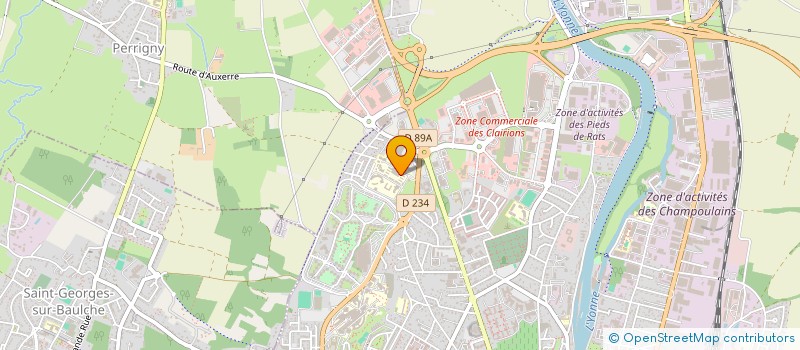 localisation de l'entreprise JEUNE POUR UNE AUTRE TERRE à AUXERRE