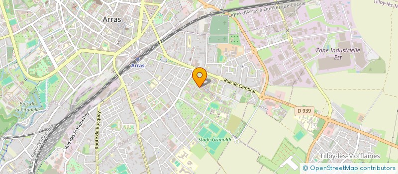 localisation de l'entreprise JEUNE RECHERCHE EN ARTOIS à ARRAS