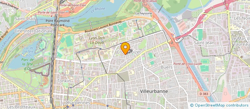 localisation de l'entreprise JEUNE SET ET MATCH 69  VILLEURBANNE