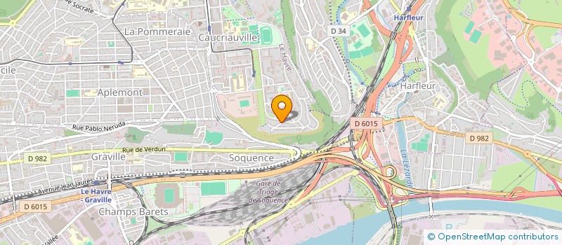 localisation de l'entreprise JEUNE SOLIDAIRES HAVRAIS à LE HAVRE