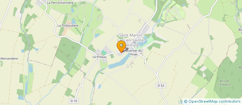 localisation de l'entreprise JEUNE THEATRE INTERNATIONAL EN VENDEE  SAINT-MARTIN-LARS-EN-SAINTE-HERMINE