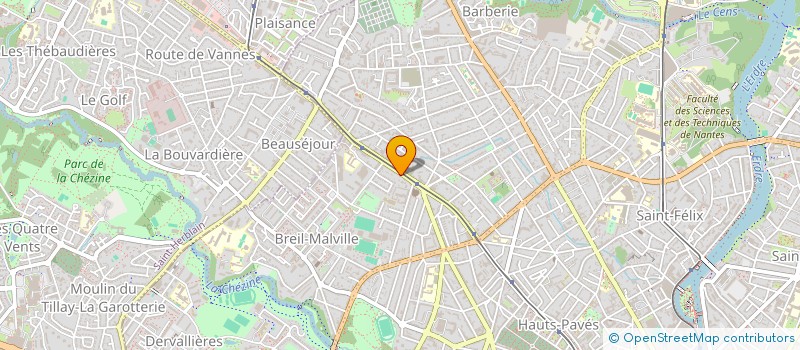 localisation de l'entreprise JEUNE VISION'ERE  NANTES