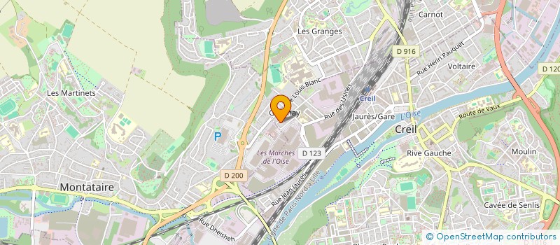 localisation de l'entreprise JEUNES 2 GOURNAY  CREIL