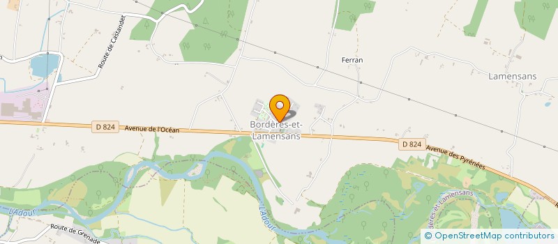 localisation de l'entreprise JEUNES A BORDERES ET LAMENSANS  BORDERES-ET-LAMENSANS