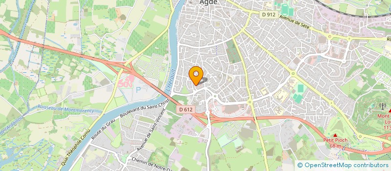 localisation de l'entreprise JEUNES AGATHOIS  AGDE