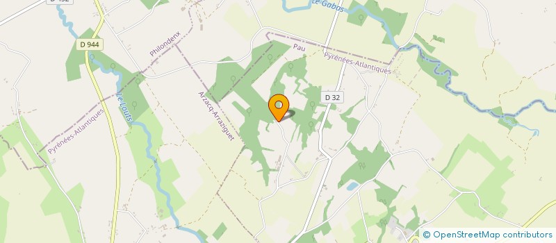 localisation de l'entreprise JEUNES AGRICULTEURS D'ARZACQ  POURSIUGUES-BOUCOUE