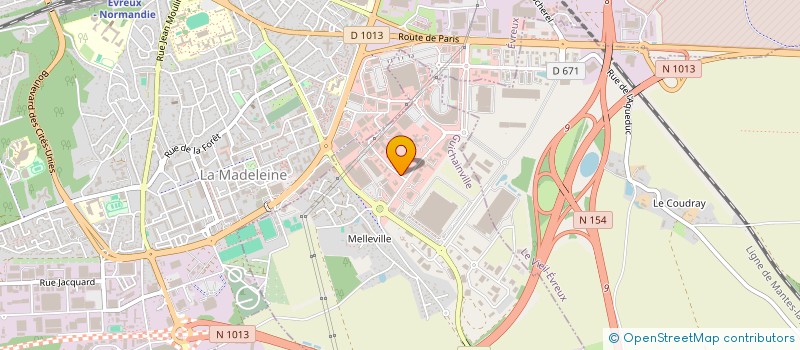 localisation de l'entreprise JEUNES AGRICULTEURS DE L EURE  GUICHAINVILLE