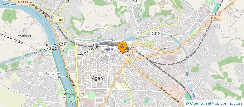 localisation de l'entreprise JEUNES AGRICULTEURS DE LOT-ET-GARONNE  BOE