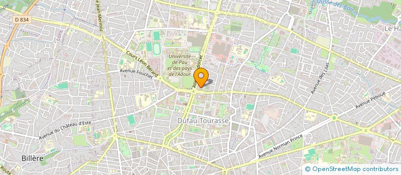 localisation de l'entreprise JEUNES AGRICULTEURS DES PYR ATLANT à PAU