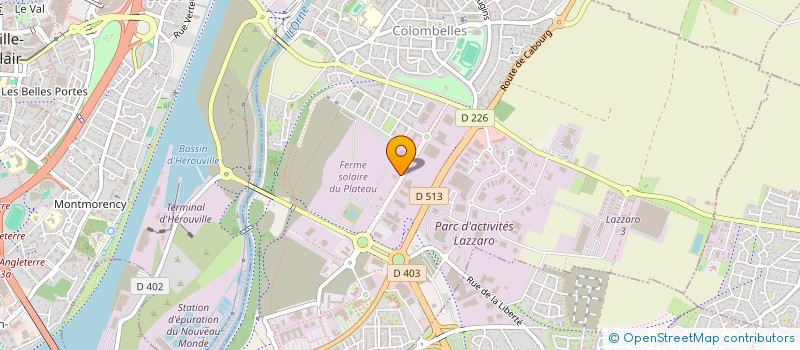 localisation de l'entreprise JEUNES AGRICULTEURS DU CALVADOS  COLOMBELLES