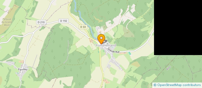 localisation de l'entreprise JEUNES AGRICULTEURS DU CANTON DE RIOZ  FONDREMAND