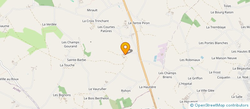 localisation de l'entreprise JEUNES AGRICULTEURS LAMBALLE PLENEUF  LAMBALLE-ARMOR