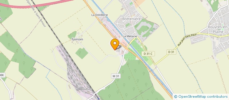 localisation de l'entreprise JEUNES AGRICULTEURS MIREBEAU PONTAILLER FONTAINE  BRETENIERE