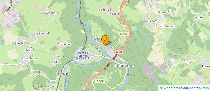 localisation de l'entreprise JEUNES AGRICULTEURS MONISTROL  MONISTROL-SUR-LOIRE