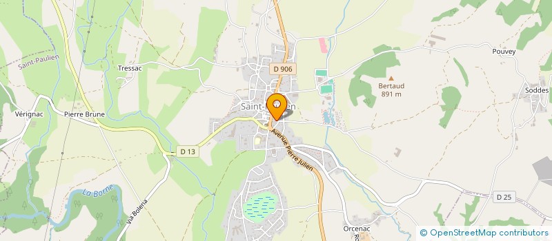 localisation de l'entreprise JEUNES AGRICULTEURS ST PAULIEN  SAINT-PAULIEN