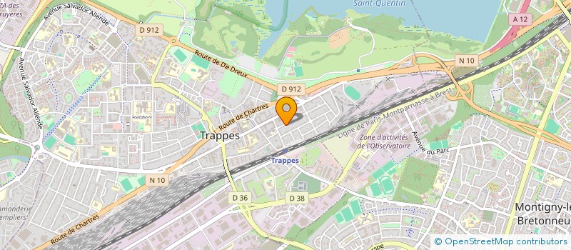 localisation de l'entreprise JEUNES & AMBITIEUX  TRAPPES