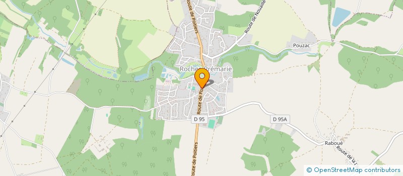 localisation de l'entreprise JEUNES AMIS DE LA DANSE LES ROCHES  ROCHES-PREMARIE-ANDILLE