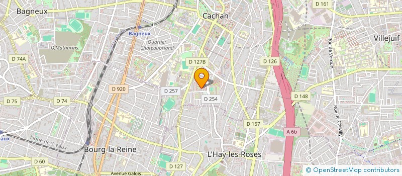 localisation de l'entreprise JEUNES ARTISTES  CACHAN