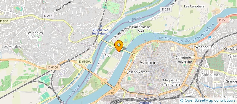 localisation de l'entreprise JEUNES CANOE KAYAK AVIGNONNAIS à AVIGNON