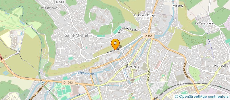 localisation de l'entreprise JEUNES CINEASTES EBROICIENS à EVREUX