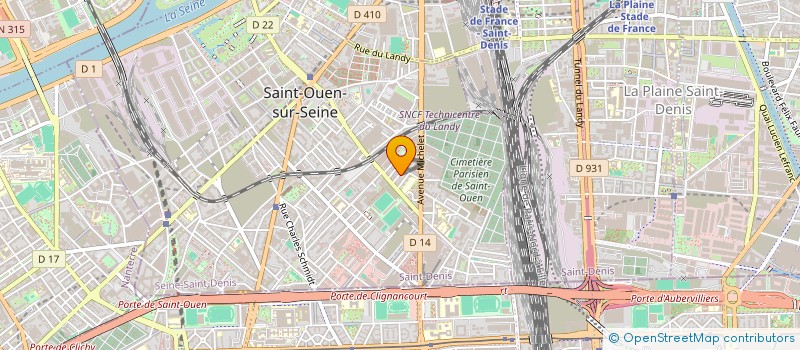 localisation de l'entreprise JEUNES CITOYENS FRANCO-MAROCAINS à SAINT-OUEN-SUR-SEINE