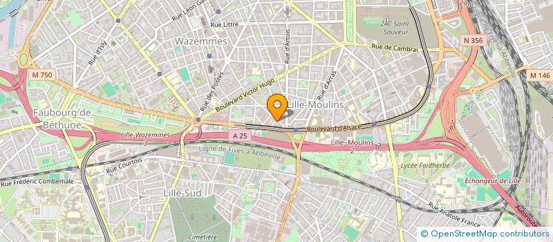 localisation de l'entreprise JEUNES D EUROPE POUR LE DROIT LA PAIX ET LA SOLIDARITE JEDPS à LILLE