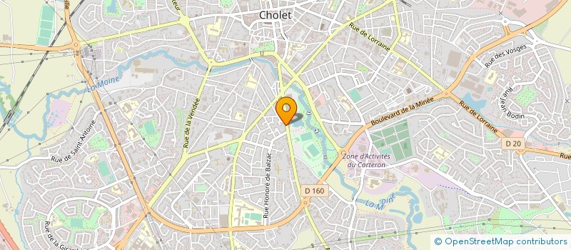 localisation de l'entreprise JEUNES DAUPHINS DU CHOLETAIS à CHOLET