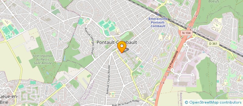 localisation de l'entreprise JEUNES DE WASSAKARA EN FRANCE à PONTAULT-COMBAULT