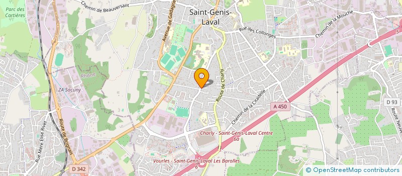 localisation de l'entreprise JEUNES DES BROTTEAUX ALPILOISIRS à SAINT-GENIS-LAVAL