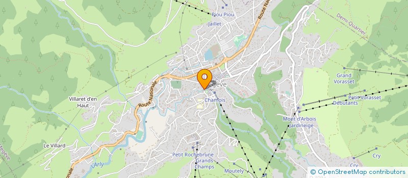 localisation de l'entreprise JEUNES DIPLOMATES à MEGEVE
