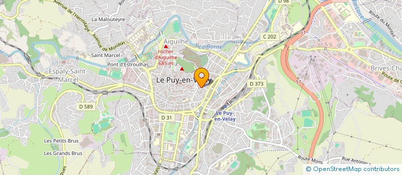 localisation de l'entreprise JEUNES DU VELAY  LE PUY-EN-VELAY