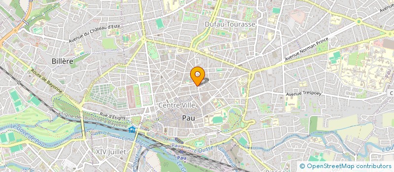 localisation de l'entreprise JEUNES ELUES -JERADA ENTRAIDE-MUTUALITE à PAU