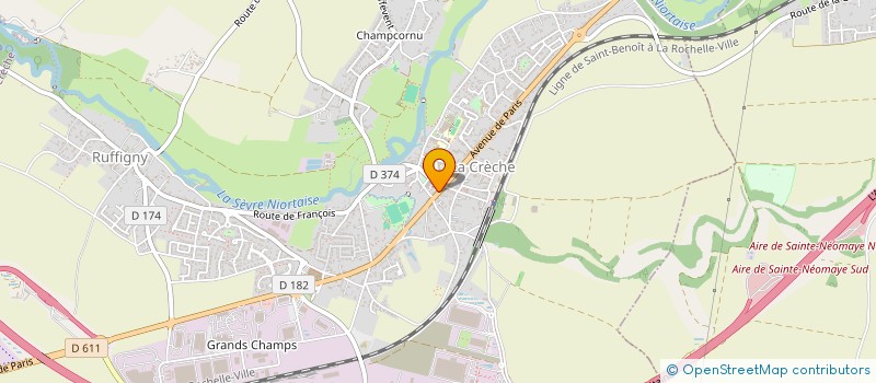 localisation de l'entreprise JEUNES EN ROUTE  LA CRECHE