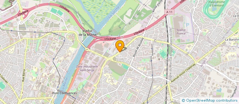 localisation de l'entreprise JEUNES ENGAGES 49  ANGERS