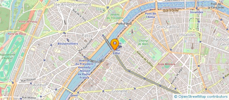 localisation de l'entreprise JEUNES ENGAGES POUR LE MONDE (JEM)  PARIS