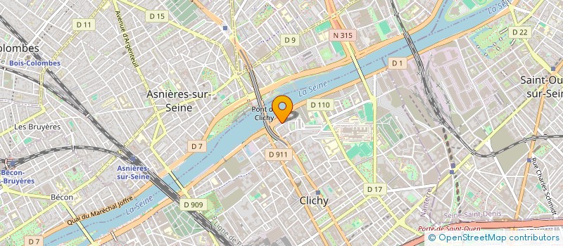 localisation de l'entreprise JEUNES ESPOIRS à CLICHY