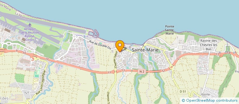 localisation de l'entreprise JEUNES ET MOINS JEUNES EN DIFFICULTE SOCIAL à SAINTE-MARIE