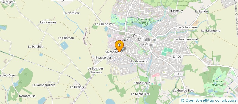 localisation de l'entreprise JEUNES EVASION à MOUILLERON-LE-CAPTIF