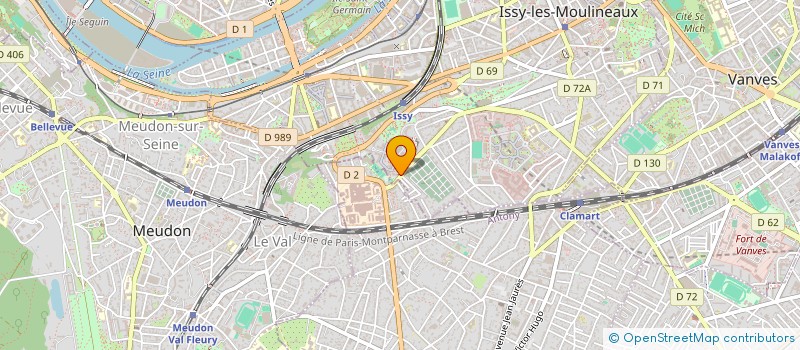 localisation de l'entreprise JEUNES FEMMES DYNAMIQUES AFRICAINES à ISSY-LES-MOULINEAUX