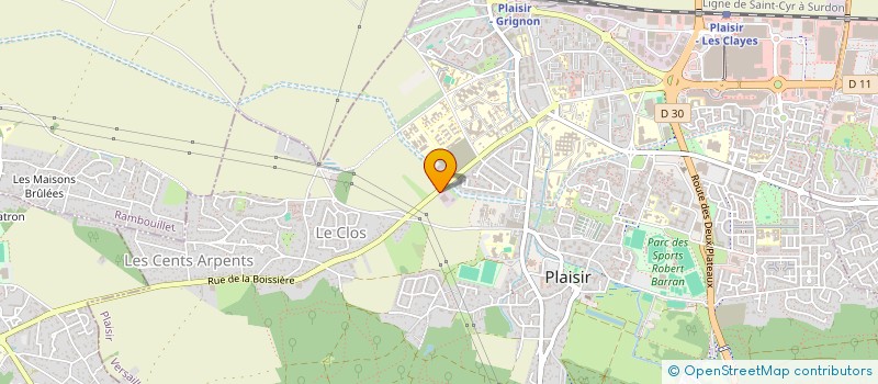 localisation de l'entreprise JEUNES HORIZONS  PLAISIR