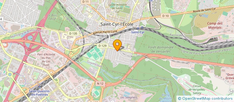 localisation de l'entreprise JEUNES MACONS DU BATIMENT à SAINT-CYR-L'ECOLE