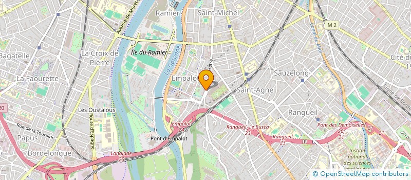 localisation de l'entreprise JEUNES MEDIACTIONS EMPALOT à TOULOUSE