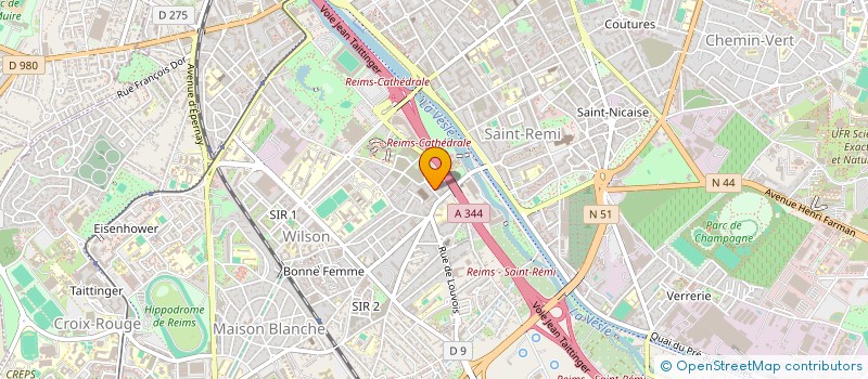 localisation de l'entreprise JEUNES MUSULMANS FRANCE SECTION REIMS  REIMS