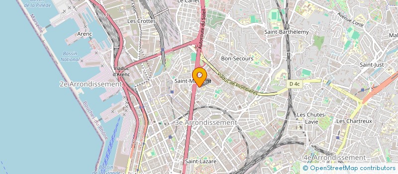 localisation de l'entreprise JEUNES OBJECTIF BOULOT à MARSEILLE 3EME