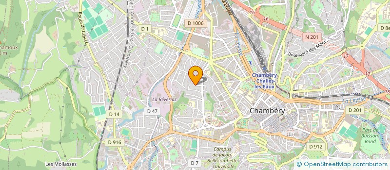 localisation de l'entreprise JEUNES POINT COMM REUSSITE à CHAMBERY