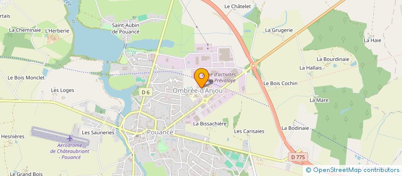 localisation de l'entreprise JEUNES POUSSES à OMBREE D'ANJOU