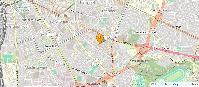 localisation de l'entreprise JEUNES PROJETS  LYON